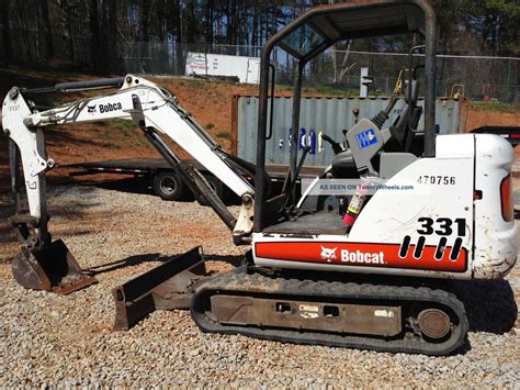 2008 bobcat 331 mini excavator|bobcat 331 mini excavator bucket.